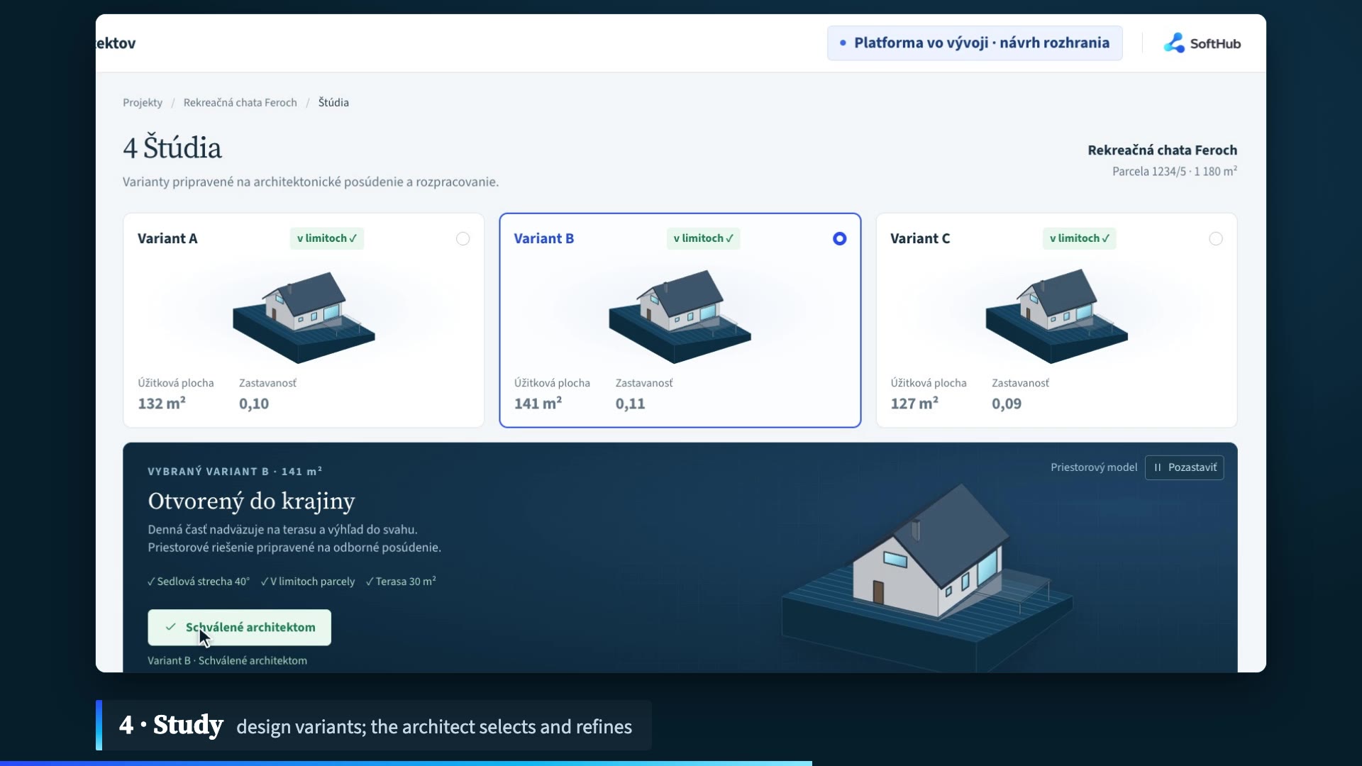 Product video poster: Platform for architects